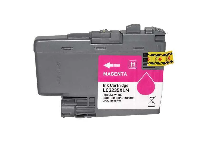Tinteiro Brother Compat&iacute;vel LC3233M Magenta