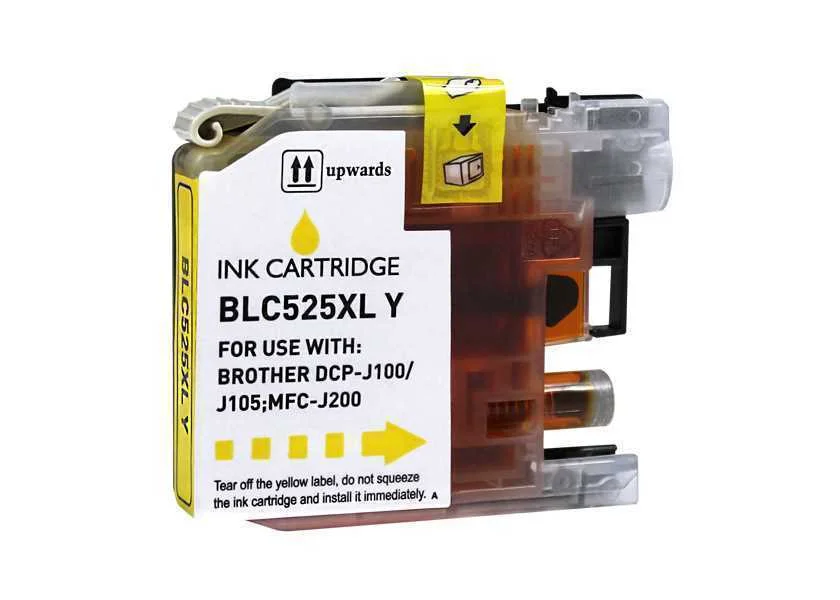 Tinteiro Brother Compat&iacute;vel LC525Y XL Amarelo