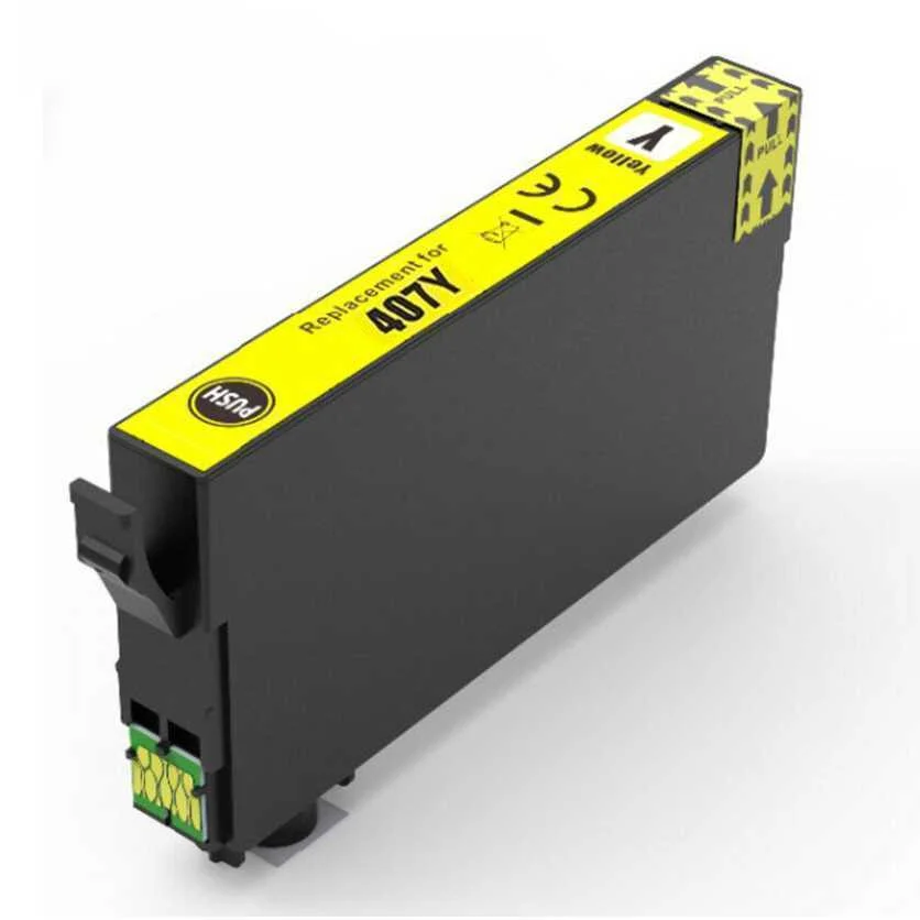 Tinteiro Epson Compat&iacute;vel 407 XL Amarelo
