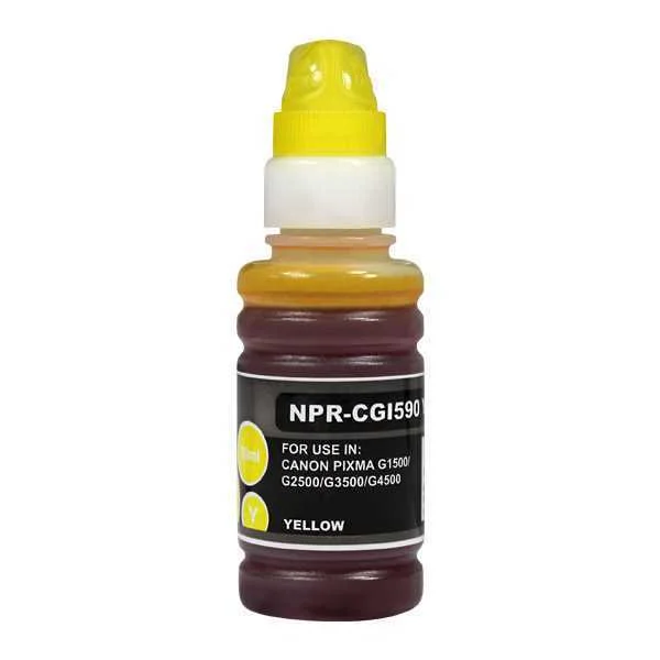 Tinta Canon Compat&iacute;vel GI590 Amarelo (1606C001)