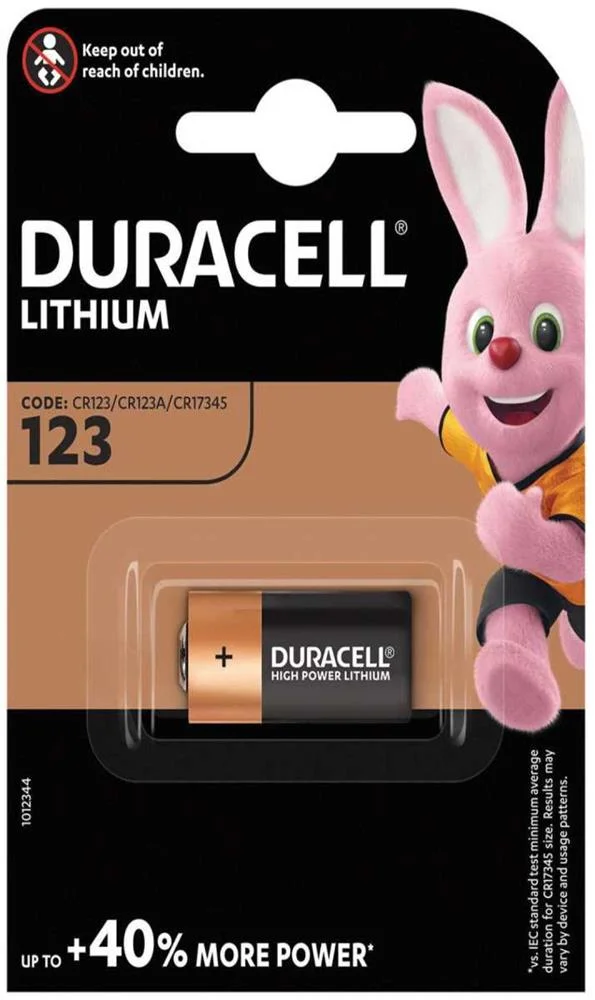 Pila Duracell Ultra M3 123 B1 Litio