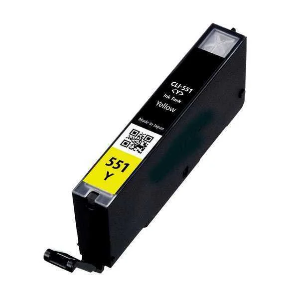 Tinteiro Canon Compat&iacute;vel Cli-551y Xl Amarelo