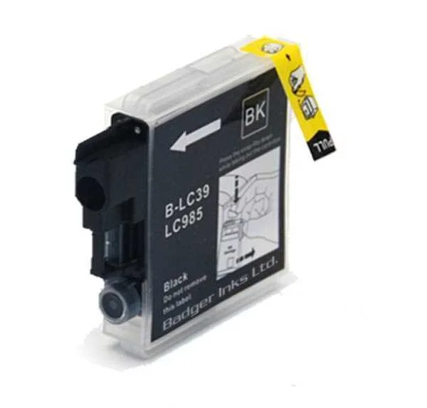 Tinteiro Compat&iacute;vel Brother Lc980Bk/Lc1100Bk Preto