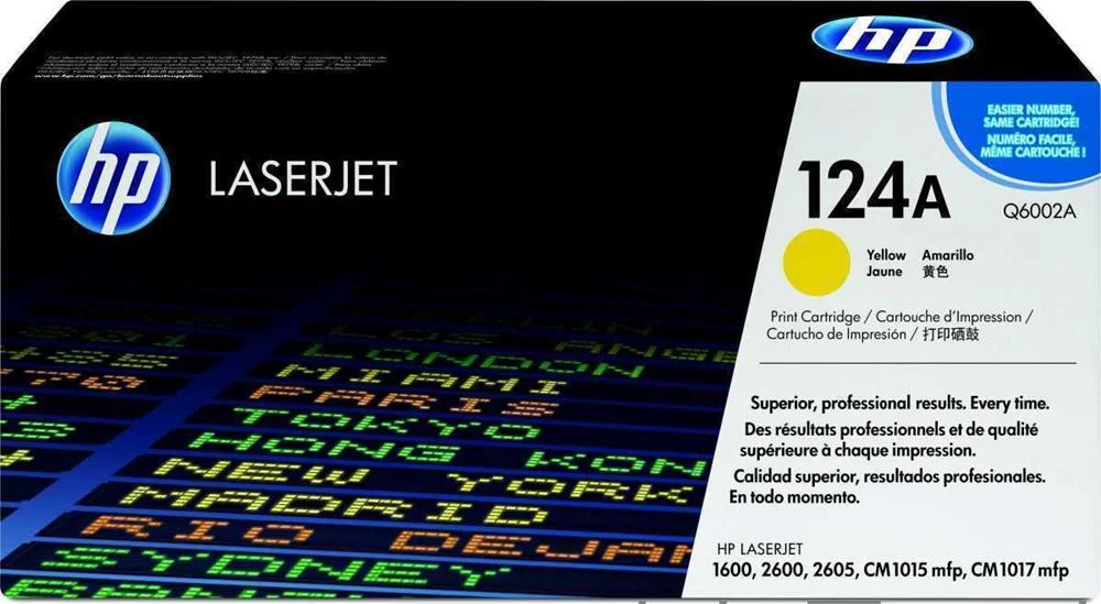 Toner Amarillo 124a  Hp
