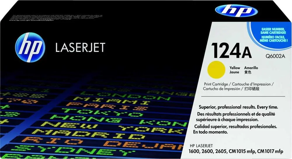 Toner Amarillo 124a  Hp