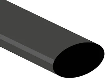 Tubo Termoencogible 25.4mm - Negro - 25 Piezas