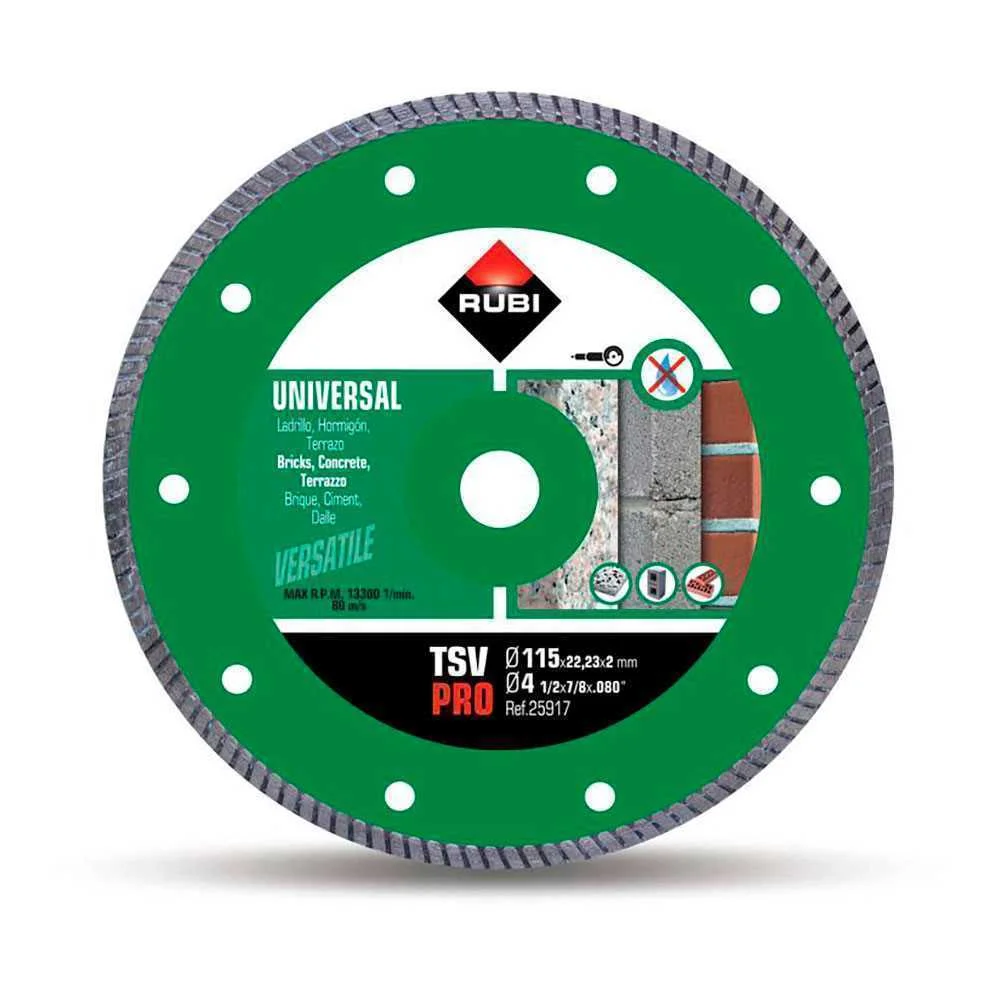 Disco Diamante Tsv &Oslash;115mm Pro 25917 Rubi
