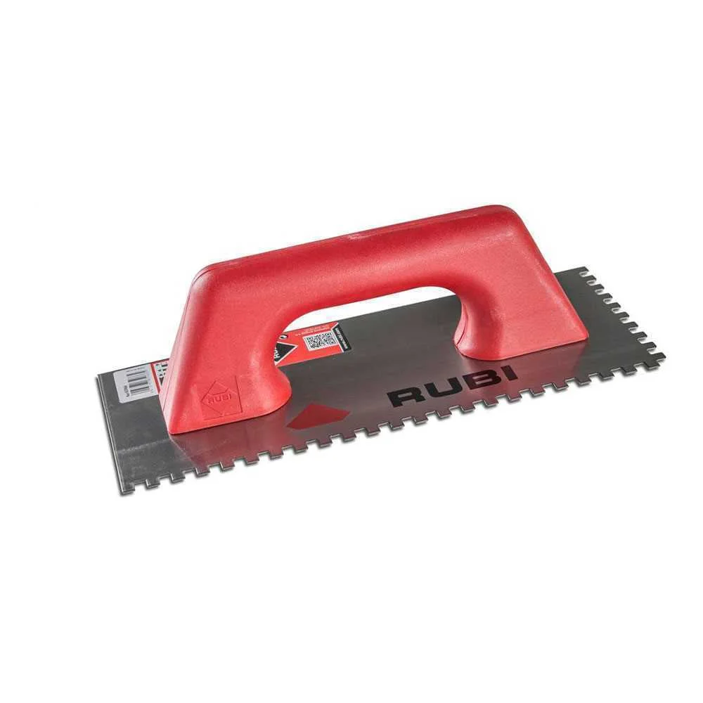 Talocha Pente A&ccedil;o 28cm (6x6). Cabo de Pl&aacute;stico Fechado 65966 Rubi