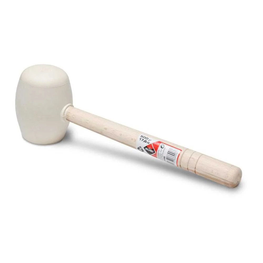 Ma&ccedil;o de Borracha Branco 500g 66906 Rubi