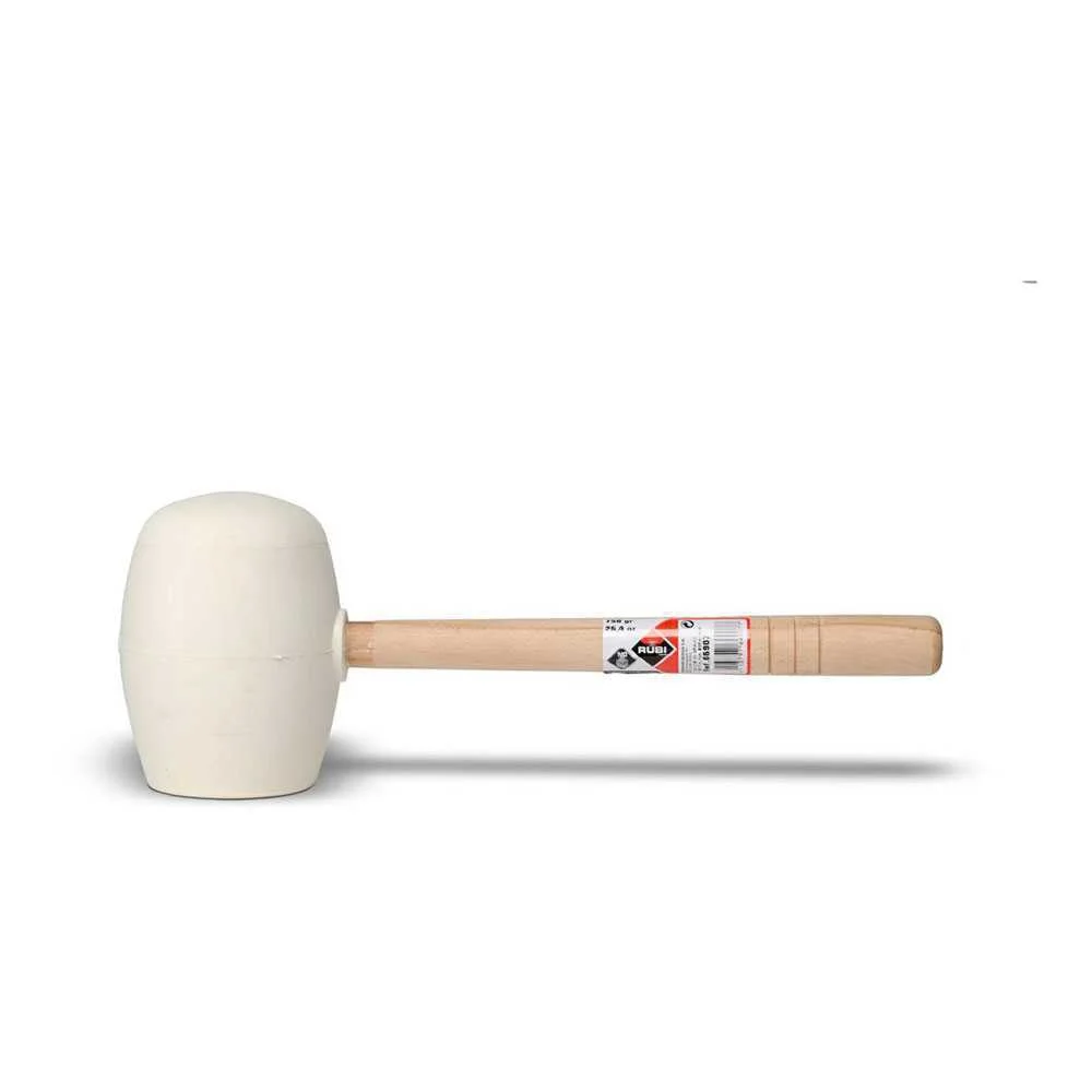 Ma&ccedil;o de Borracha Branco 750g 66907 Rubi