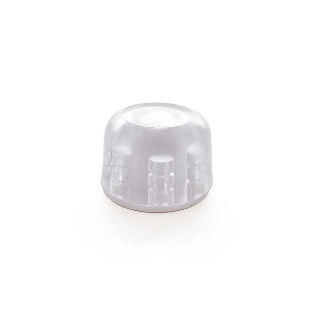 Batente Adesivo para Porta Top Transparente. Fabricado em Pl&aacute;stico. Rei