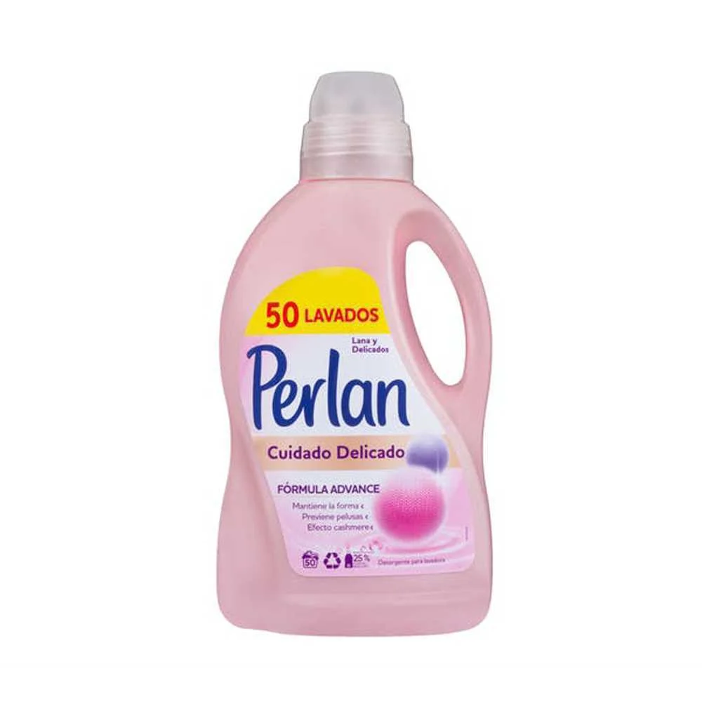 Detergente L&atilde; Delicados 1500ml 50 Doses Perlan