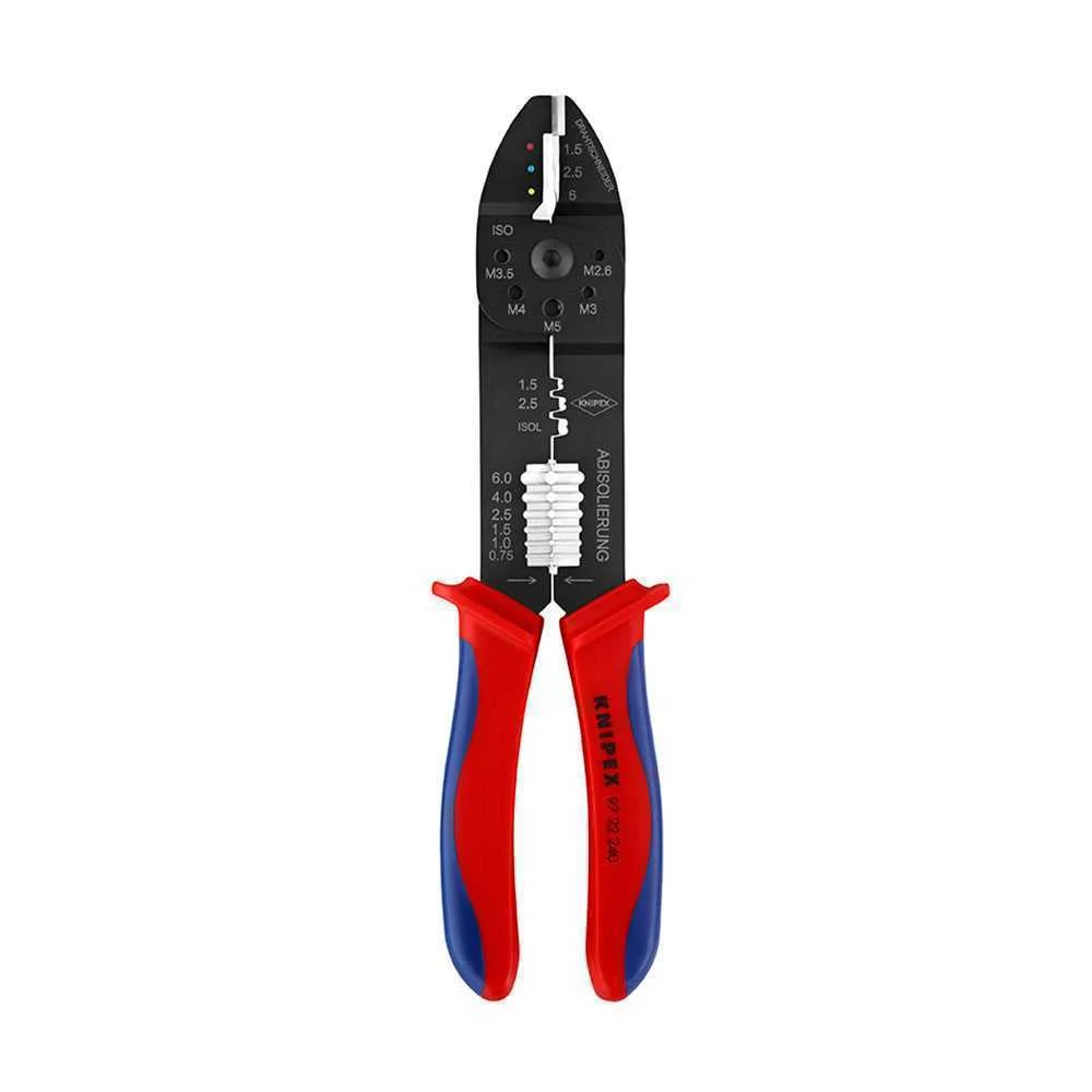Alicates para Carvar Terminais 62x25x240m 9722240sb Knipex