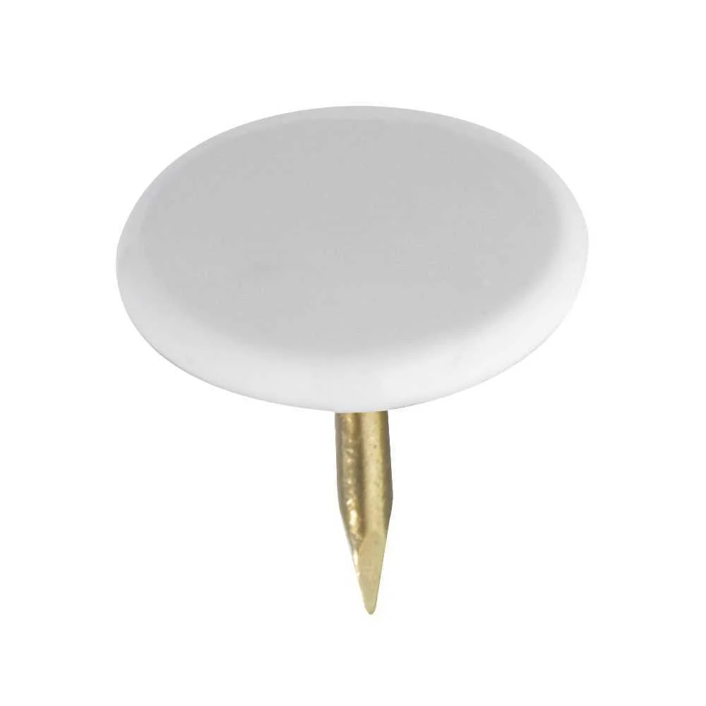 Caixa M 100un Pion&eacute;s Plano Branco 9mm Fadix