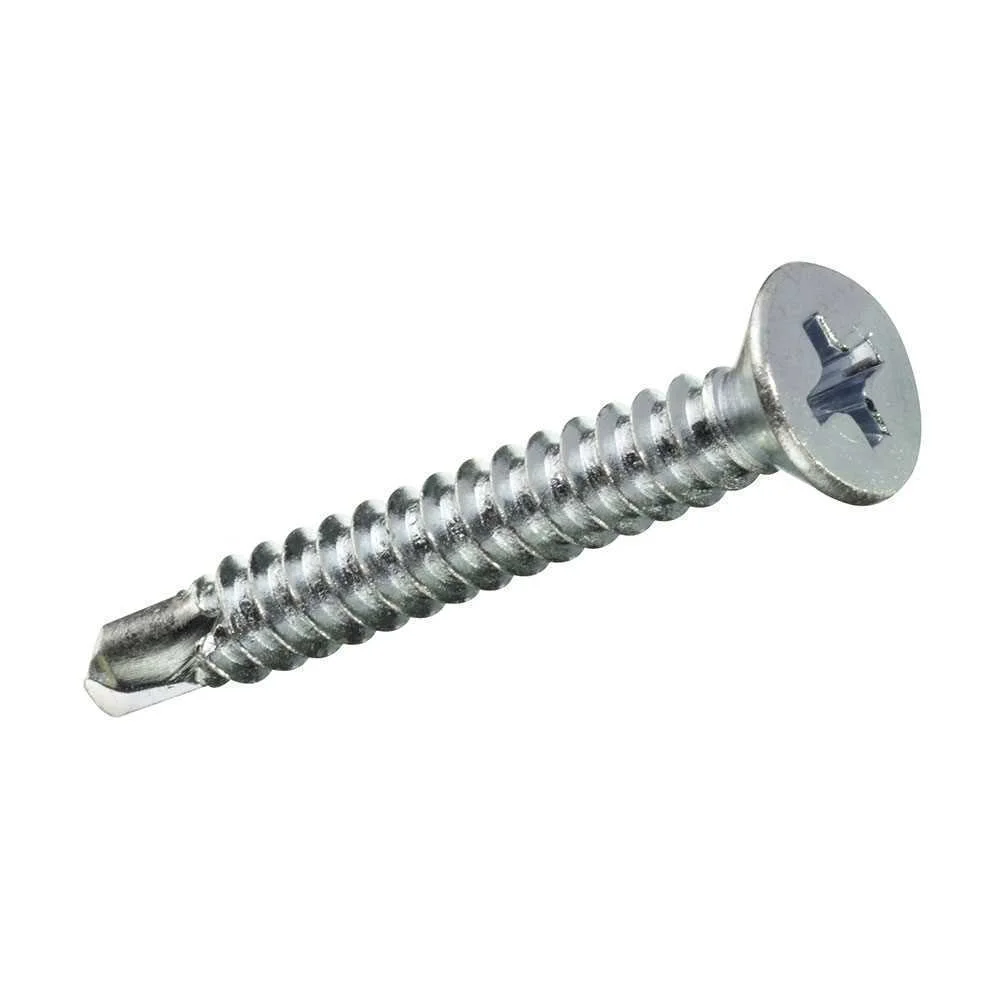 Caixa S 10 Unid. Parafuso Rosca Chapa Cp Autot. Zinco 4,8x32mm Fadix