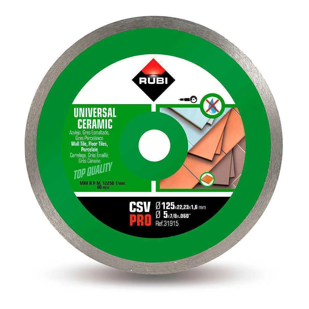 Disco de Diamante Csv 125 Pro  R31915 Rubi