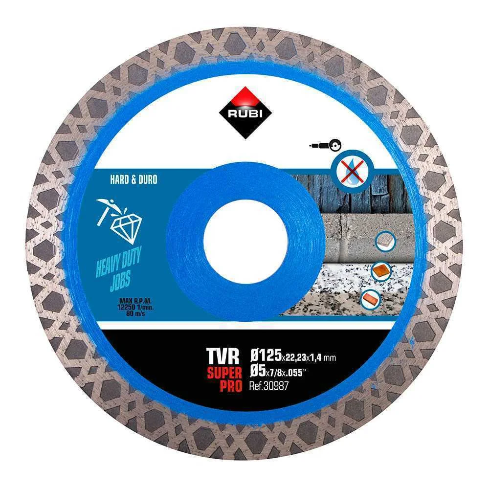 Disco de Diamante Tvr &Oslash;125mm Superpro R30987 Rubi