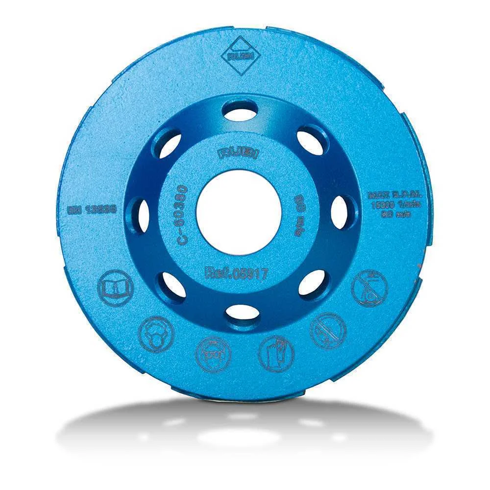 Muela Desbaste Doble Corona para Hormig&oacute;n &Oslash;100mm R5917 Rubi