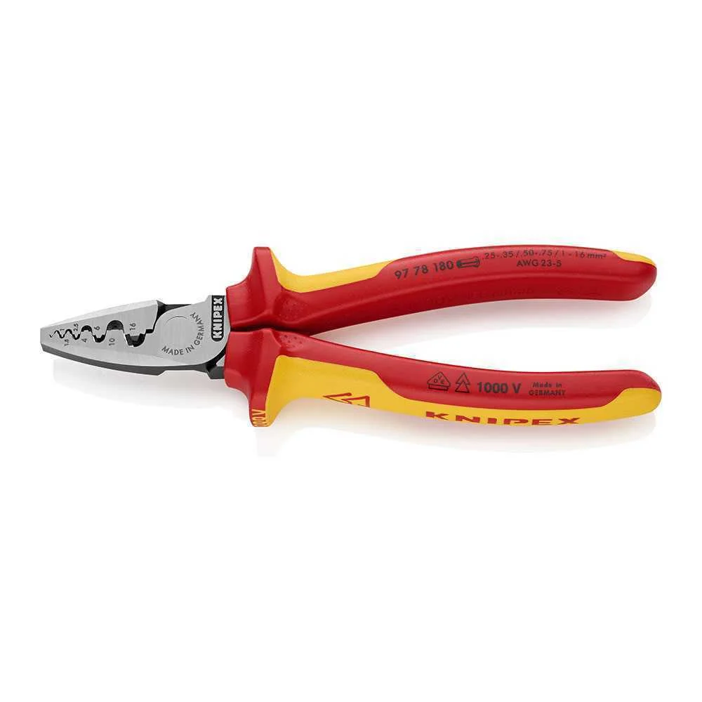 Alicates para Carvar Ponteiras 180x56x28mm 9778180 Knipex