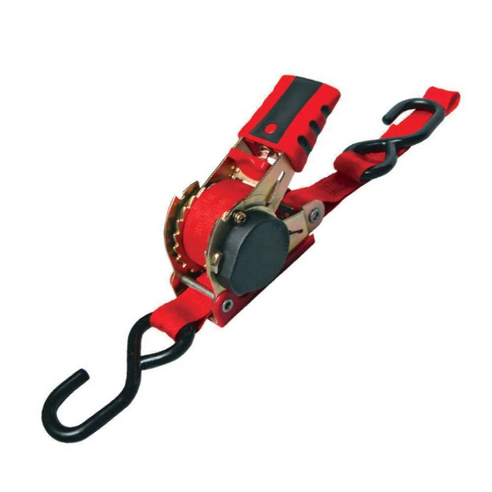 Ratchet Retratil 25mm 2,4m com Gancho Fechado 013,289,025,501 Ponsa