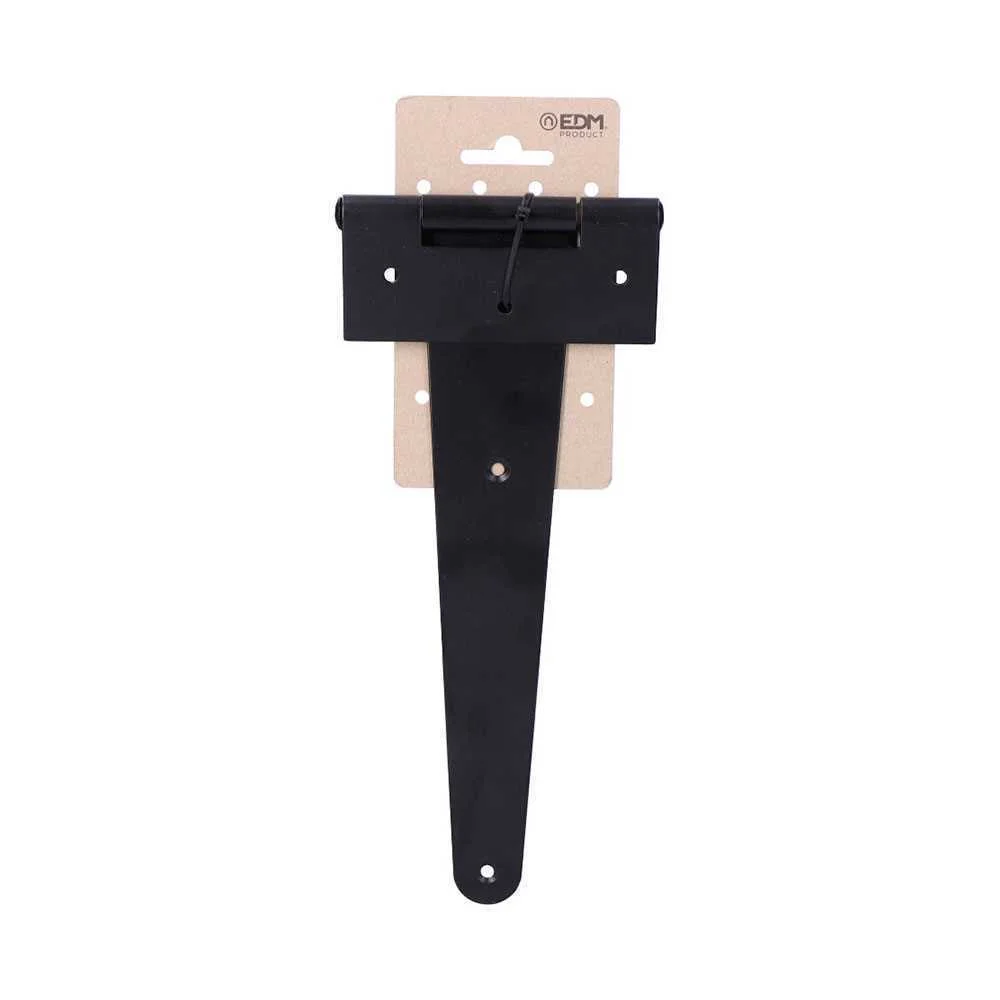 Dobradi&ccedil;a T 300x110mm H&ordm; Ep&oacute;xi Preto em Cart&atilde;o Suspenso Edm