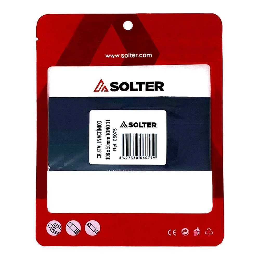 Vidro Inact&iacute;nico 108x50mm Cabe&ccedil;a Solter