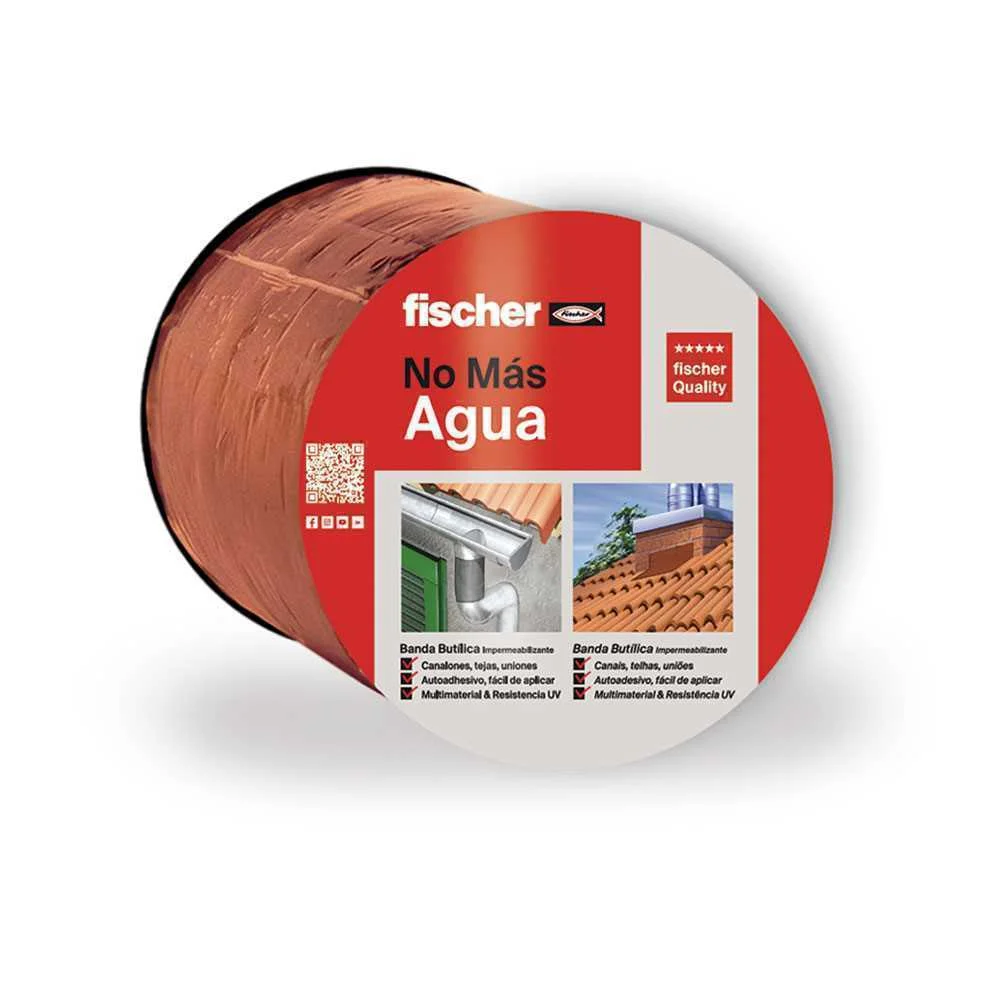 Fita But&iacute;lica 10cm X 10m Terracota 564129 Fischer