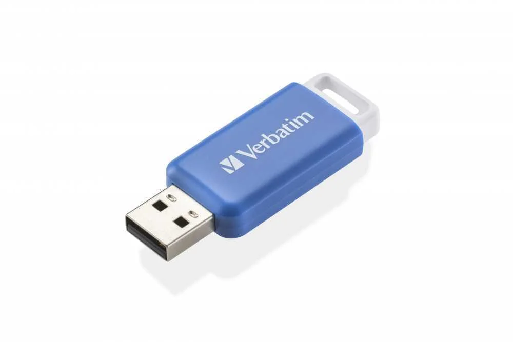 Verbatim Usb-Stick V Databar - Usb 2.0 - 64 Gb - Blue