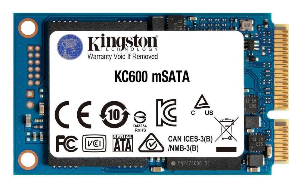 Disco SSD Msata Kc600 256gb 3d Tlc - Kingston