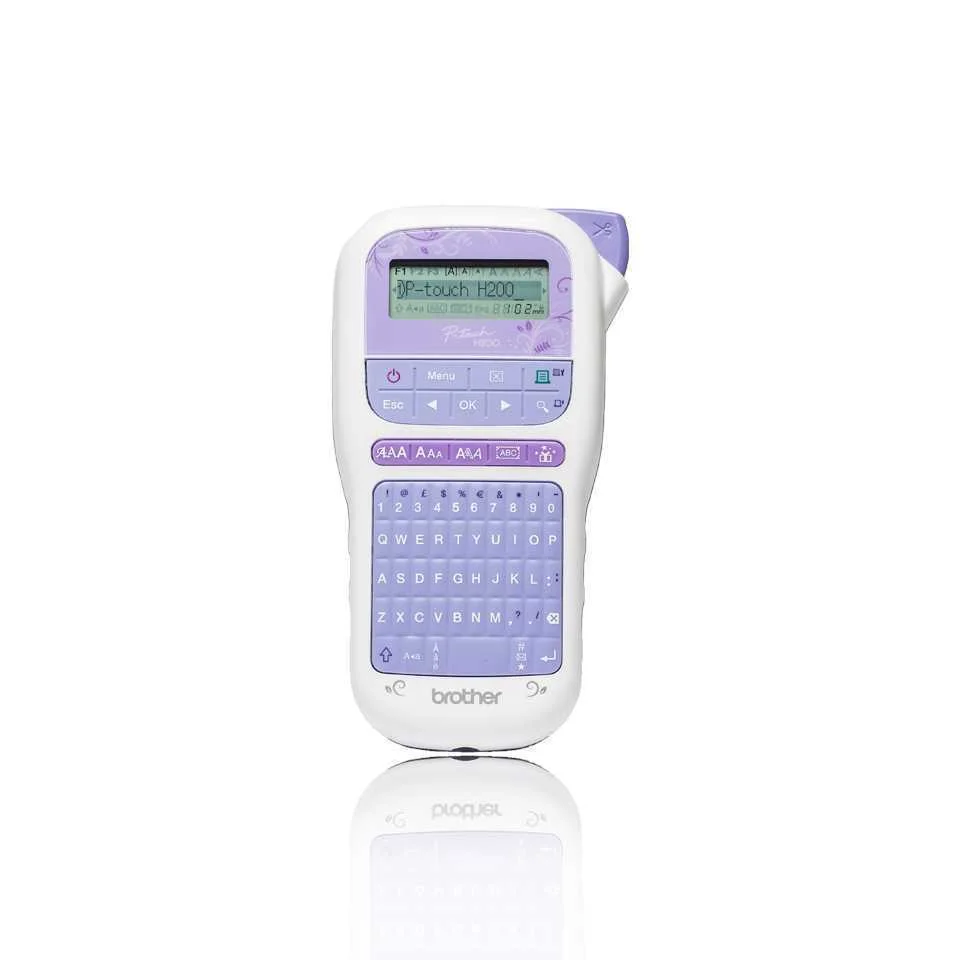 Rotuladora Eletr&oacute;nica PT-H200 Lavanda/Branco - BR.