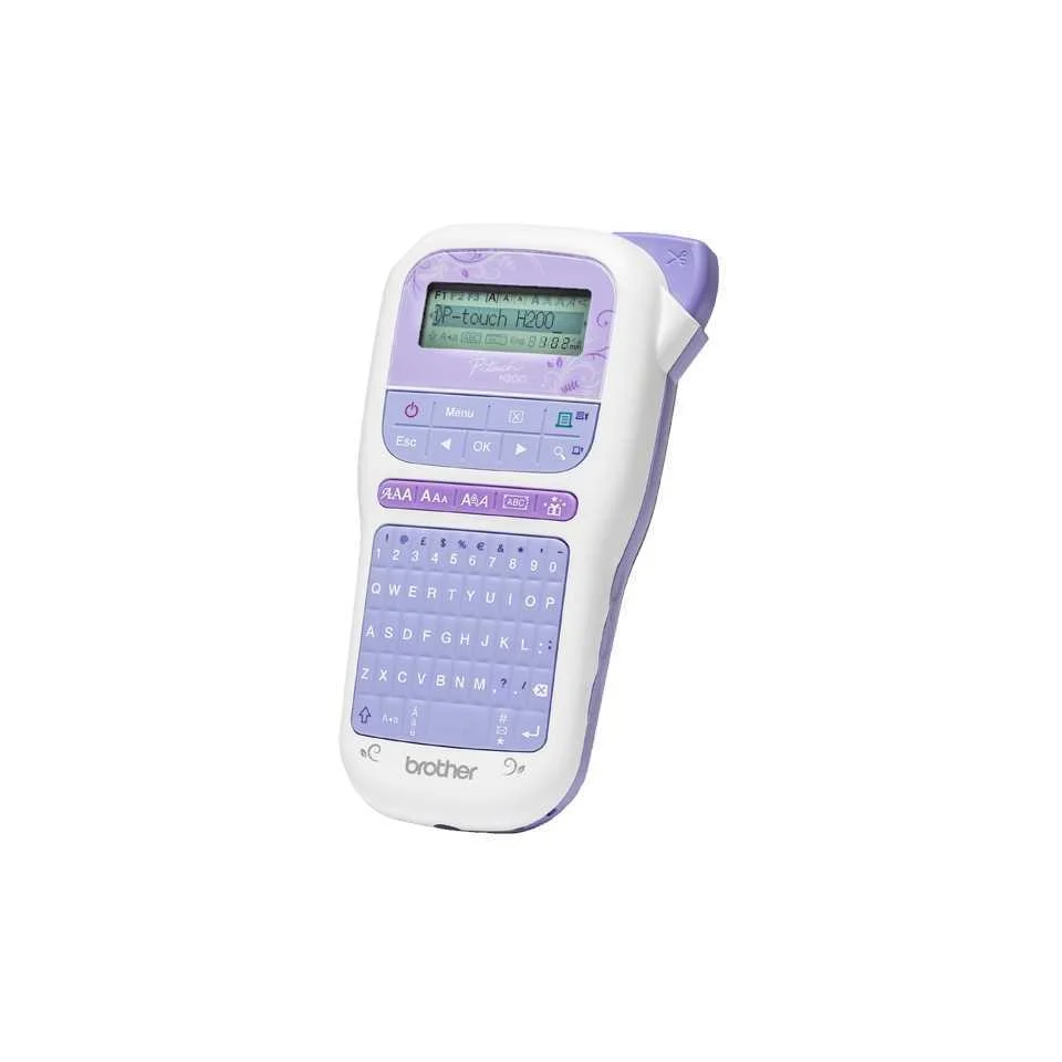 Rotuladora Eletr&oacute;nica PT-H200 Lavanda/Branco - BR.