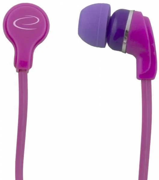 Auriculares Neon c/ Fios Stereo Rosa - ESPERANZA