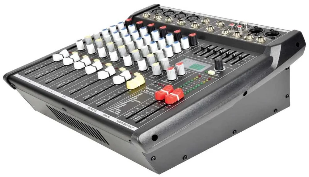 Mesa de mistura amplificada compacta da s&eacute;rie CSP 8 entradas, 2 x 200 W