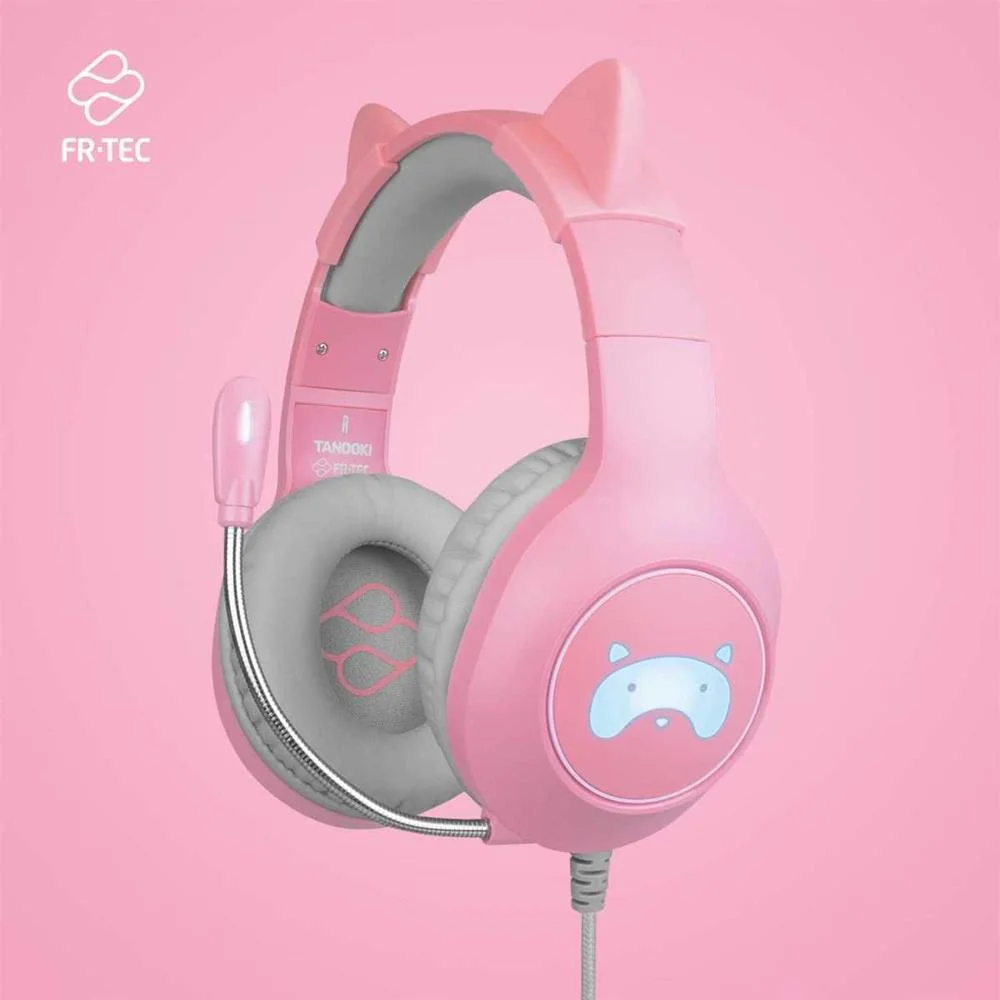 Auriculares com Microfone para V&iacute;deojogos Tanooki.