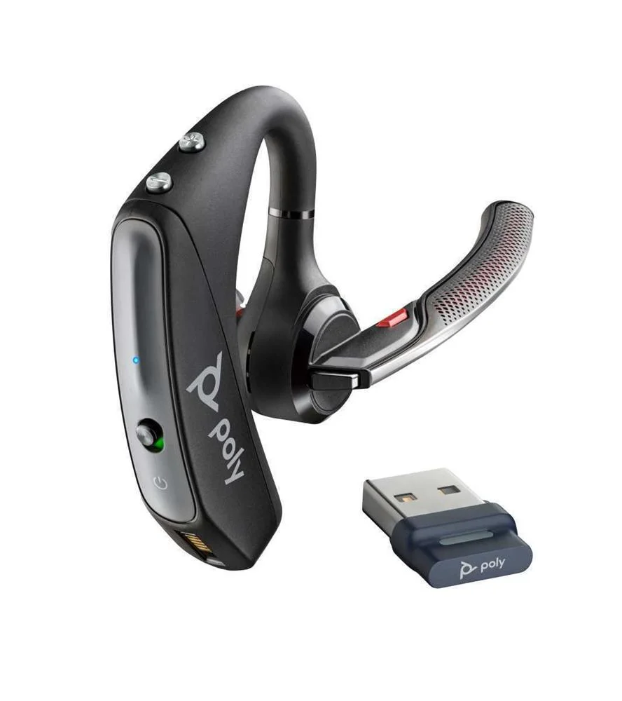 Auriculares Bluetooth Voyager 5200 Uc Preto - Poly