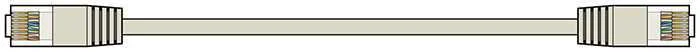 Cat5e Patch Lead UTP RJ45 Plug para RJ45 Plug 10..