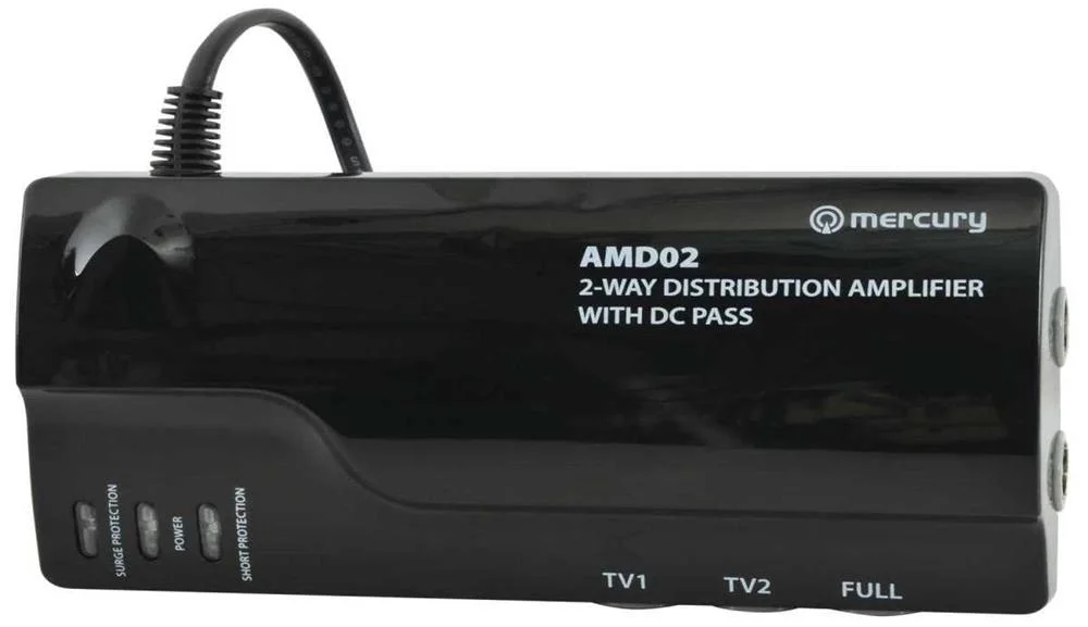 Amplificador de Distribui&ccedil;&atilde;o Vhf/Uhf de 2 Vias