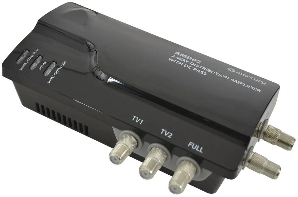 Amplificador de Distribui&ccedil;&atilde;o Vhf/Uhf de 2 Vias