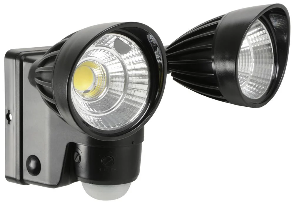 Refletor Duplo LED com Sensor de Movimento e Alimentado por Bateria