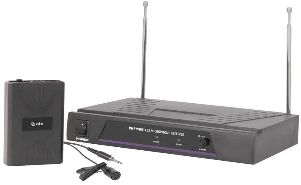 Sistema de microfone Lavalier sem fio VHF - 174.5.