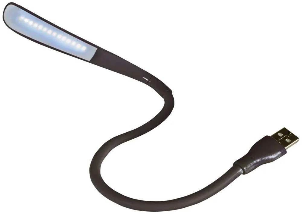 LED USB port&aacute;til Flexi-Lamp Black