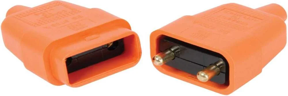 Rubber 2pin 10a Orange