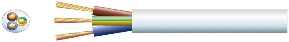 3 Pvc da Rede Redonda de 3 N&uacute;cleo. 3x24/0.2 Mm. 6.