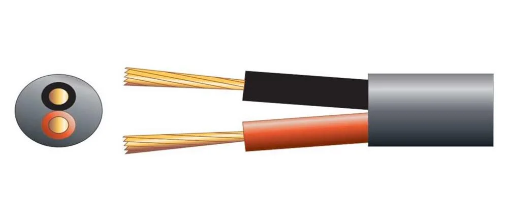 Hi Flex Double Insulated Speaker Cable, 2 X (79 X 0.2mm&atilde;) Black