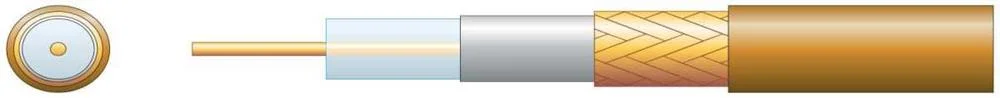 Eco Rg6 Ar Spaced Cabo Coaxial com Cca Brai.