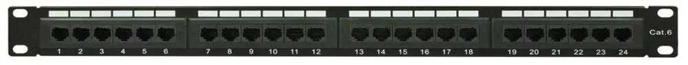 Painel de Conex&atilde;o Idc Cat6 para Montagem em Rack de 19"