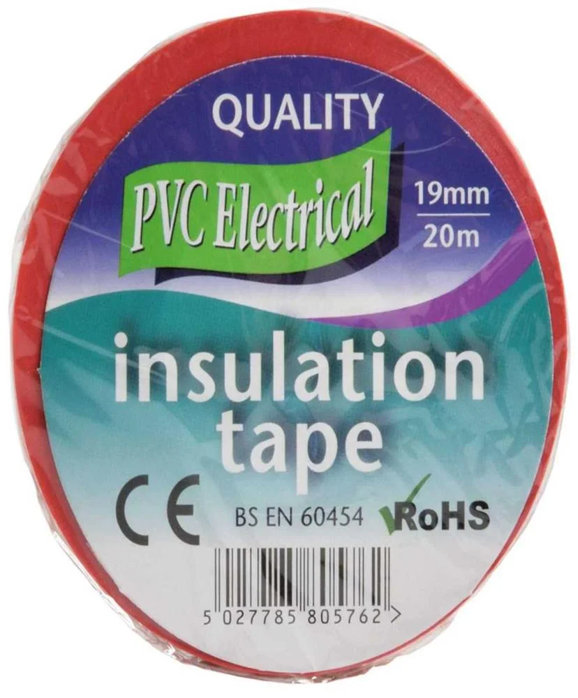 Fita Isoladora PVC20R Vermelho 20m