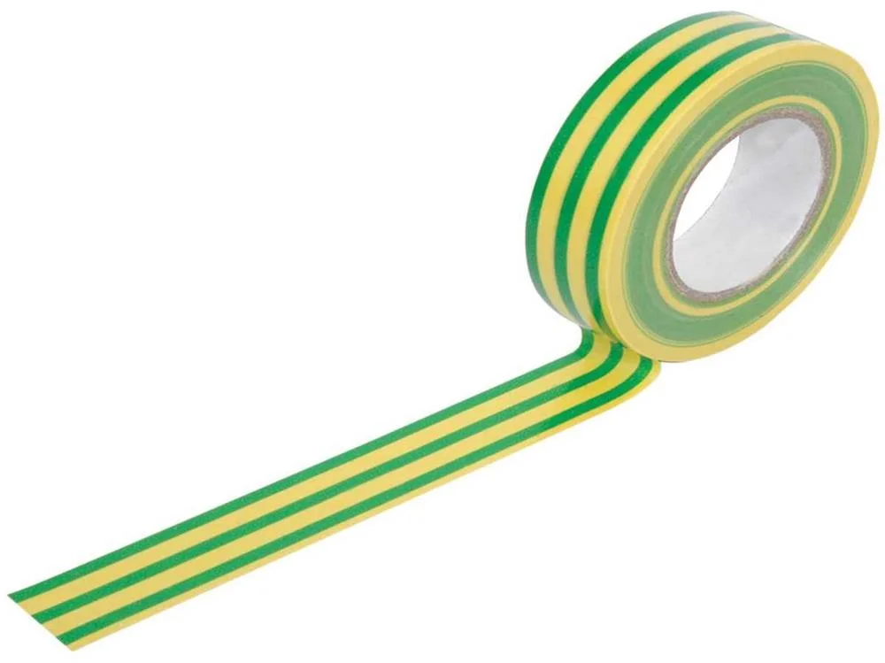 Fita Isoladora 19mmx20m Verde/Amarela