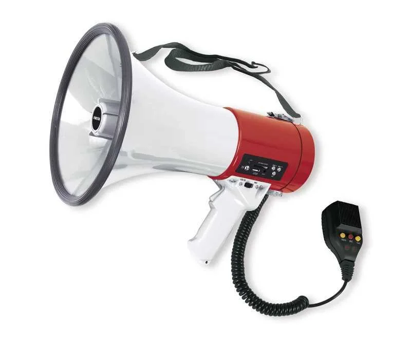 Meg&aacute;fono Con Sirena, Reproductor Usb/Sd, Grabador.