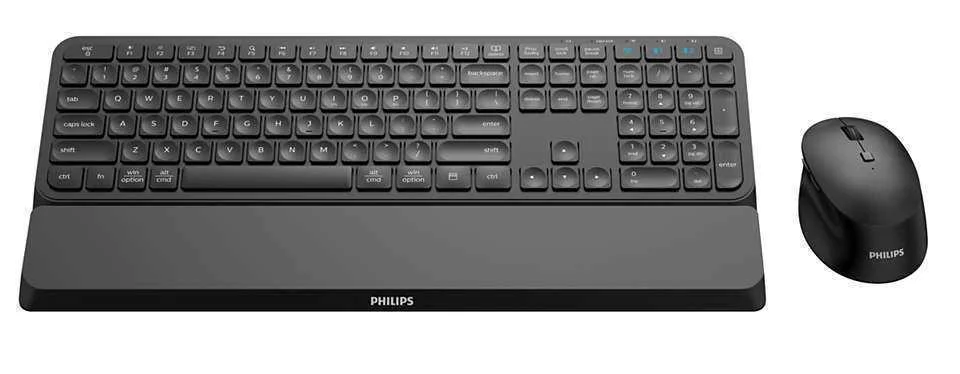 Philips Teclado & Rato Combo Ergonomic Bluetooth .